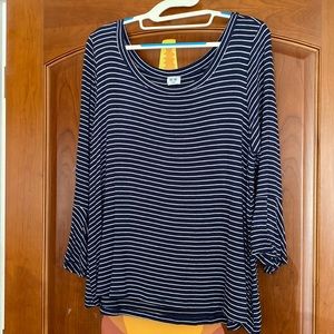 Renvy - shirt with bell sleeves - so soft - L